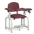 Clinton Blood Drawing Chair with Padded Arms, Burgundy 66010-3BG